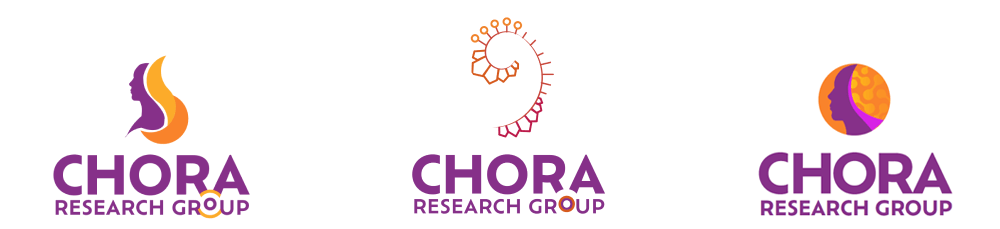 three CHORA Logo alternatives